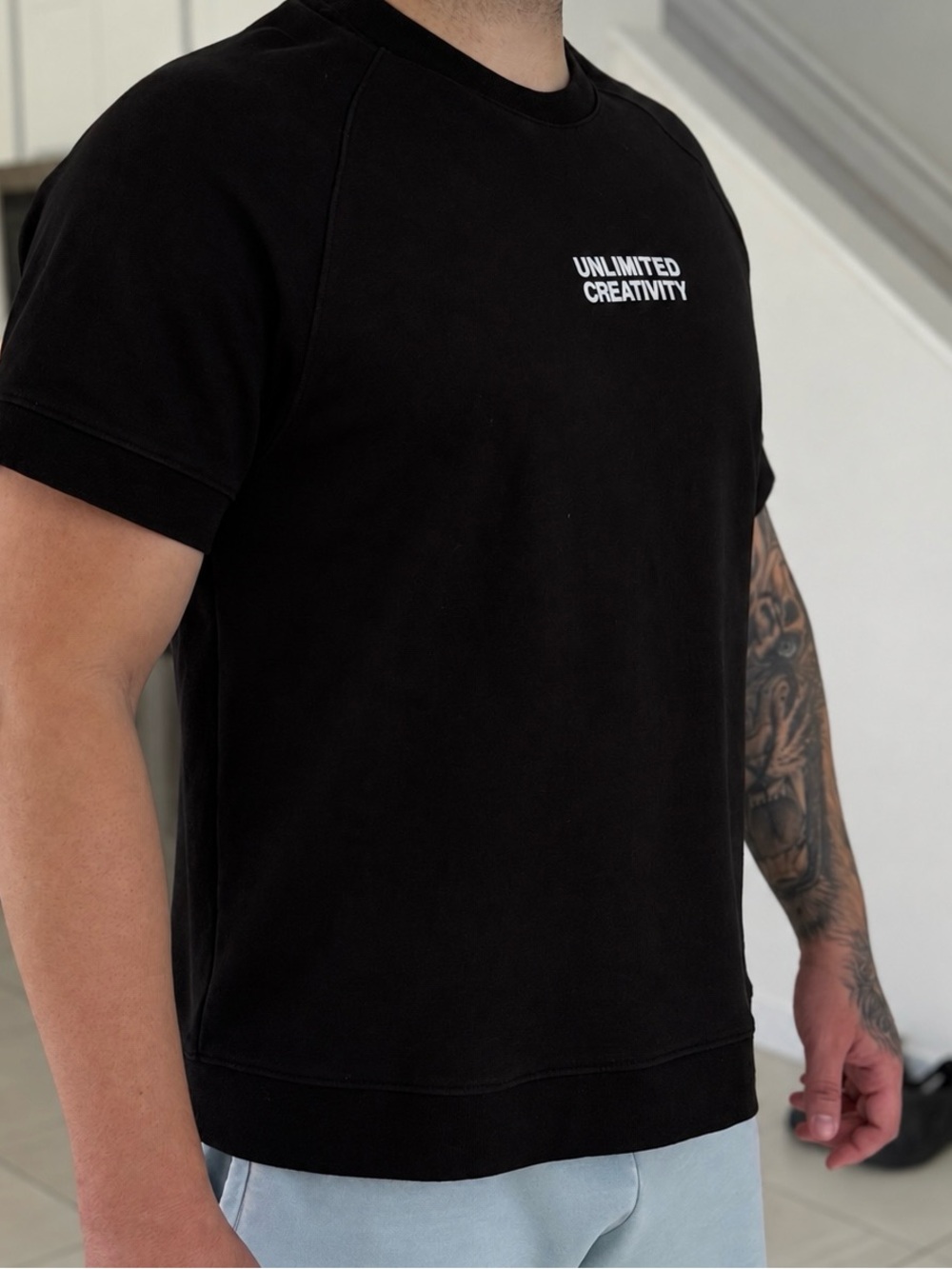 Men's Short Sleeve Shirt - Black